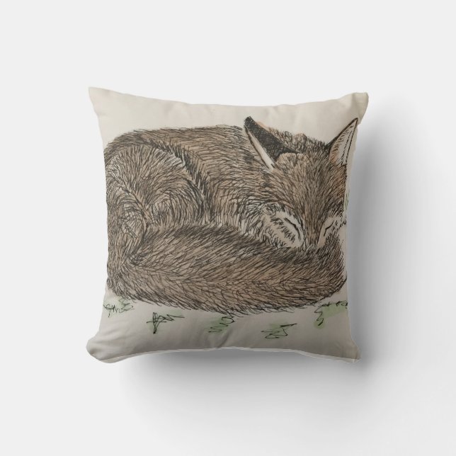 Pferd- und Foxenkissen Kissen (Vorderseite)