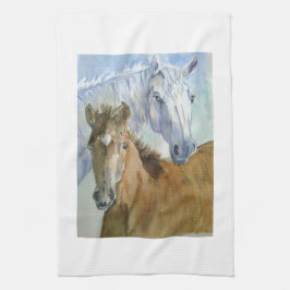 Pferd und Pony Geschirrtuch