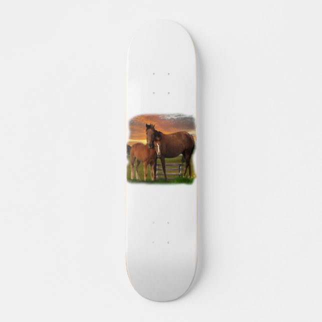 Pferd und Pony Skateboard (Vorne)