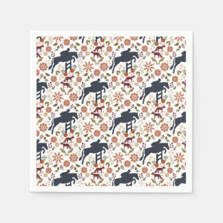 Pferd und Rider Napkin | Herbst Reittiere Ar Serviette