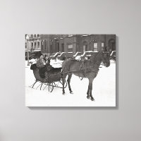 Pferd und Schlitten, 1935
