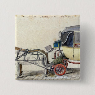 Pferd und Wagen, 1825 Button