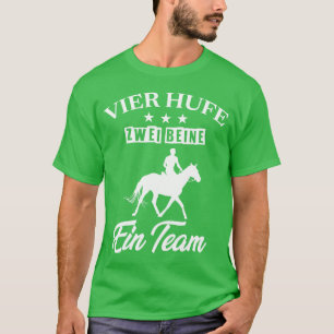 Pferd verhaftet Pferd Reitsport lustig T-Shirt