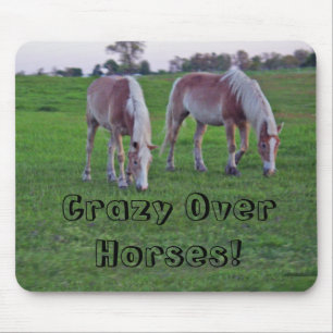 Pferd verrückt mousepad