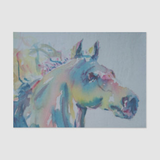 Pferd vieler Farben Seidenpapier
