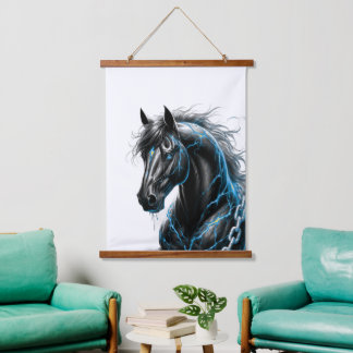 Pferd Wandbehang Teppich Tiere Pferde