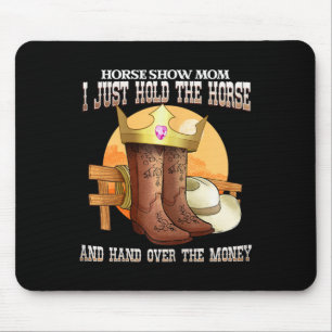 Pferd zeigen Mama, ich halte nur das Pferd und geb Mousepad