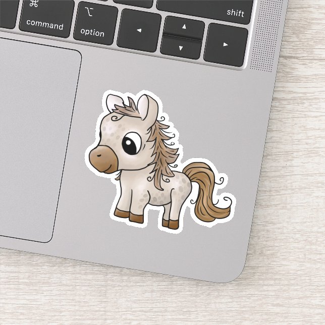 Pferdchen Aufkleber (Detail)