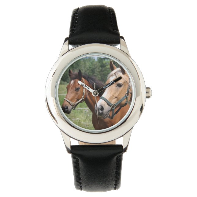 Pferde Armbanduhr (Vorderseite)