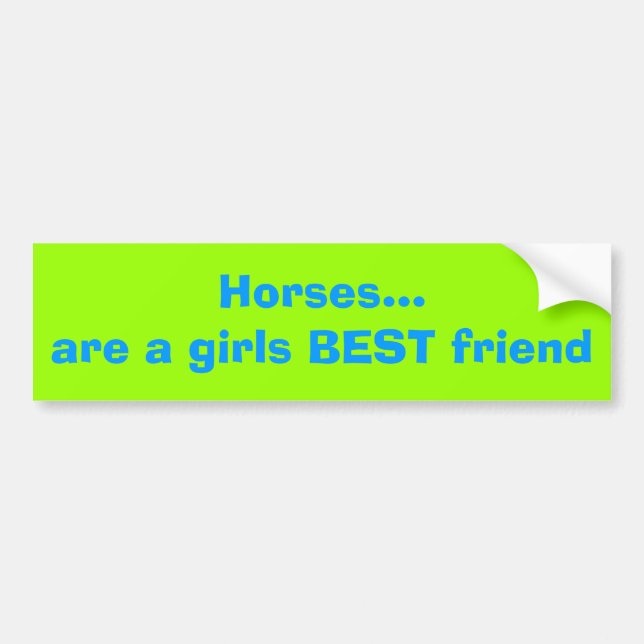 Pferde Autoaufkleber (Vorne)
