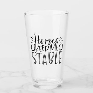 Pferde Behielt mich stabil Glas
