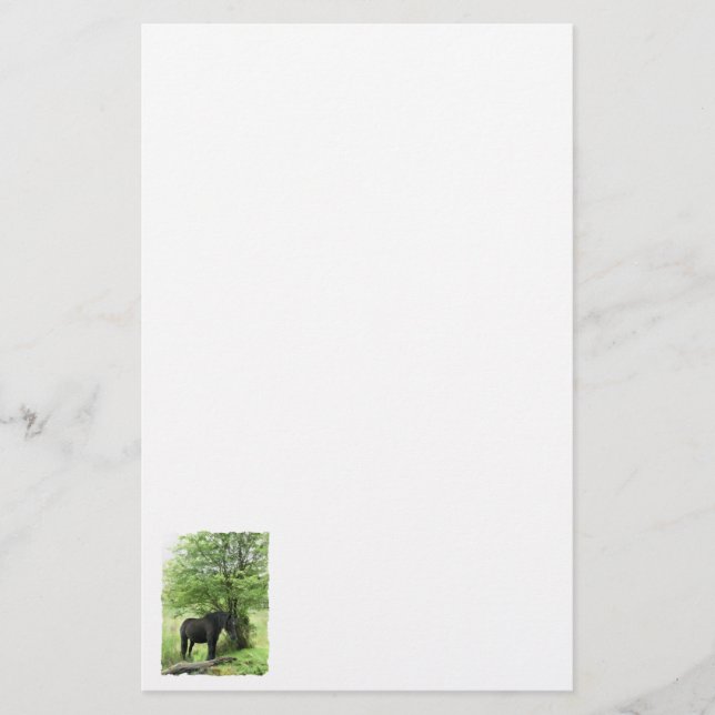 PFERDE BRIEFPAPIER (Vorderseite)