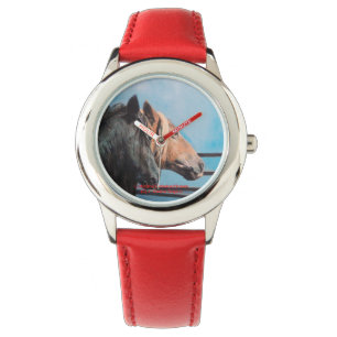 Pferde/Cabalos/Horses Armbanduhr