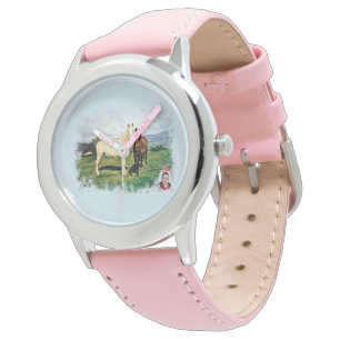 Pferde/Cabalos/Horses Armbanduhr