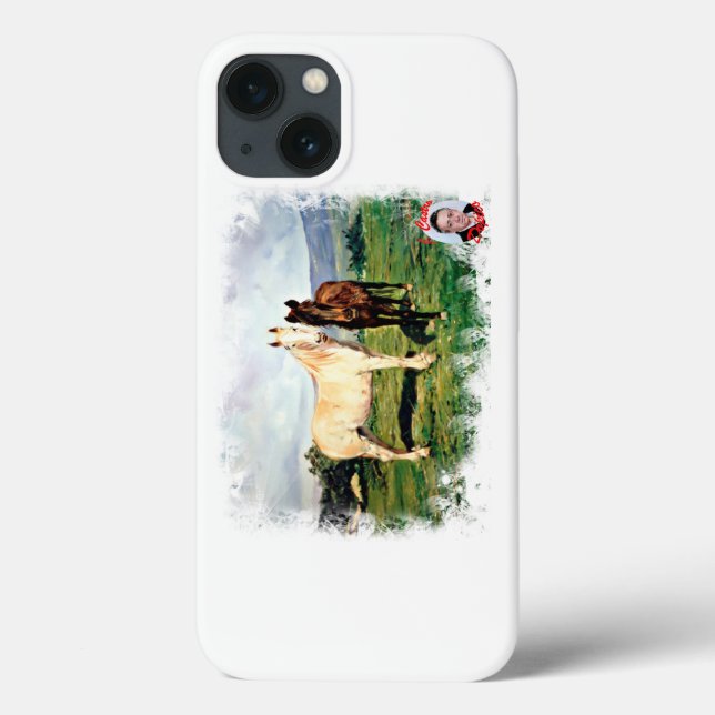 Pferde/Cabalos/Horses Case-Mate iPhone Hülle (Rückseite)