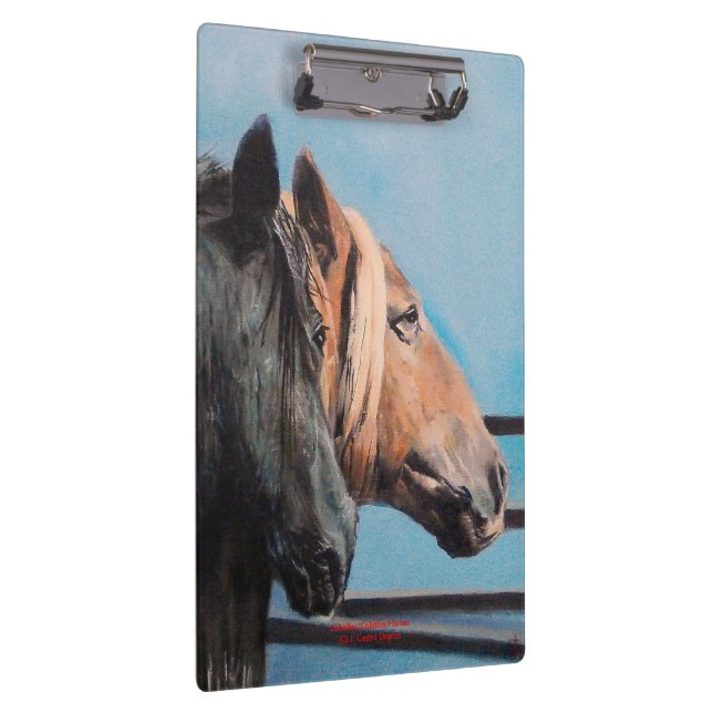 Pferde/Cabalos/Horses Klemmbrett (Rechts)