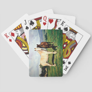 Pferde/Cabalos/Horses Spielkarten