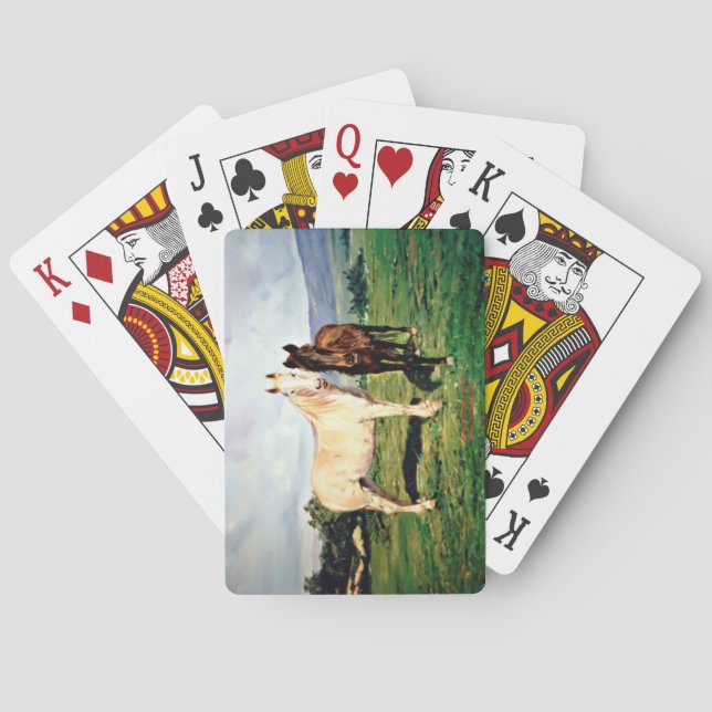 Pferde/Cabalos/Horses Spielkarten (Rückseite)