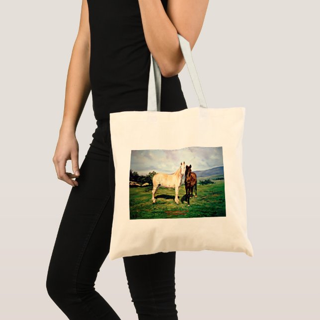 Pferde/Cabalos/Horses Tragetasche (Vorderseite (Produkt))