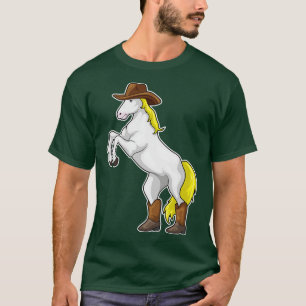 Pferde Cowboy Boots T-Shirt