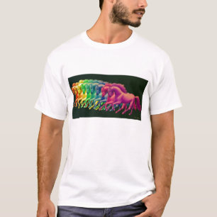 Pferde des unterschiedlichen Farbkinderprämien-T  T-Shirt