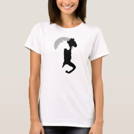 Pferde, die T - Shirt zusammenlaufen