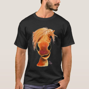 Pferde-Druck Ginger Nut Tiermuster T-Shirt