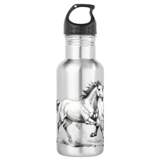 Pferde-Eleganz Edelstahlflasche