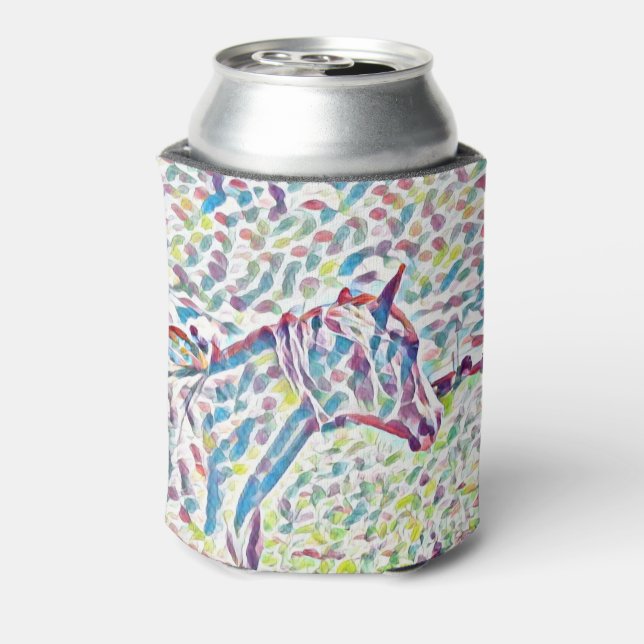 Pferde Farben des Lebens, kann kühler Dosenkühler (Kanne Rückseite)