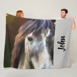 Pferde Fleece Blanket