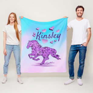 Pferde Fleece Blanket