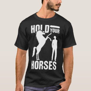 Pferde Funny Gift Riding Geschenke Tiere Sport T-Shirt