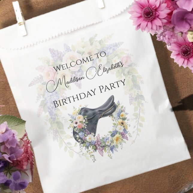 Pferde Geburtstag  Geschenktütchen (This charming design sets the scene for a fun-filled celebration.)