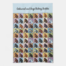 Pferde Gemusterte, farbenfrohe Plätze