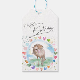 Pferde Geschenkanhänger für Pferdemädchen