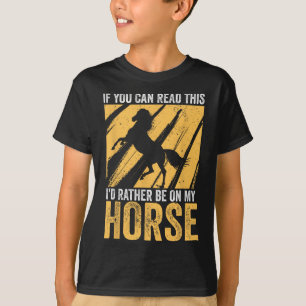 Pferde Girls Reiten Reiten Reiten Liebe T-Shirt