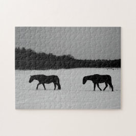 Pferde im Schnee 11x14 252pc jpcnm