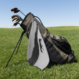 Pferde im Schnee gtcnm Golfhandtuch