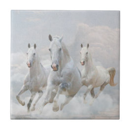 Pferde in den Wolken Fliese