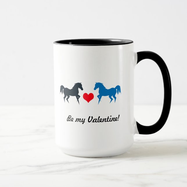 Pferde in der Tasse Liebe (Rechts)