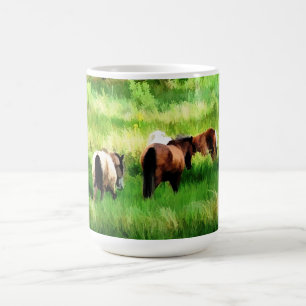 PFERDE KAFFEETASSE