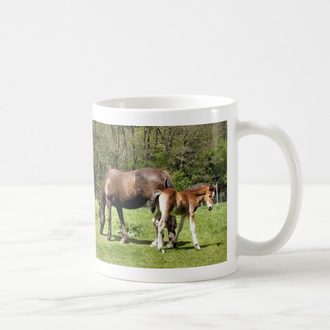 PFERDE KAFFEETASSE (Rechts)