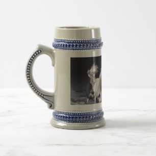 Pferde laufen Kissen Bierglas