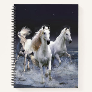 Pferde laufen Kissen Notizbuch