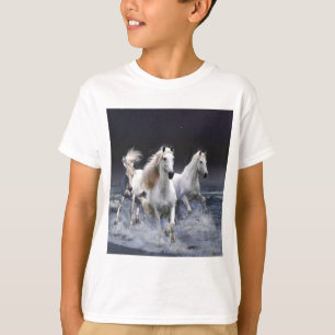 Pferde laufen Kissen T-Shirt