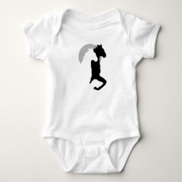 Pferde laufen zusammen für das Baby Strampler