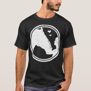 Pferde Liebe I Liebe Pferderfreundschaftspferd T-Shirt