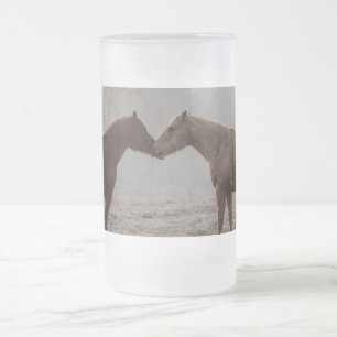 Pferde Liebe Mattierte Tasse