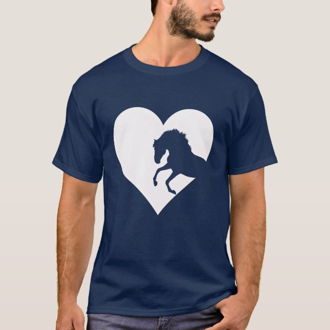 Pferde Lover Horse Herzlich willkommen im Cristall T-Shirt (Vorderseite)