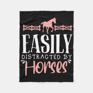 Pferde Lover Shirt Girls Horseck Reittier Fleecedecke